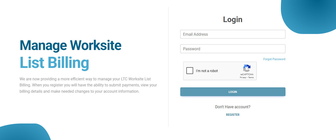 Worksite List Billing